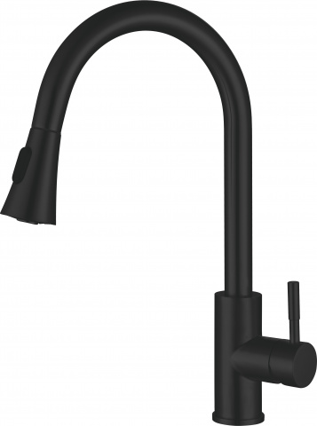 Dřezová baterie, SUS-014-B BLACK, černá | SUS-014-B BLACK